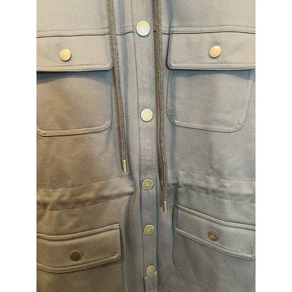 Central Park West Women’s Brady Ponte Army Jacket Medium Olive Utility NWT - Picture 6 of 13